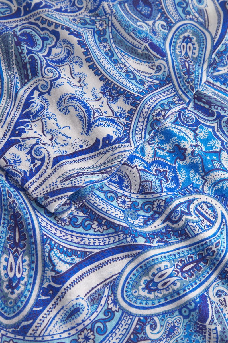 Detailbild 2 von Nachtkleid im Paisley-Druck im Tunika-Stil Baumwolle/Modal