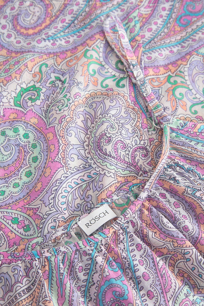 Detailbild 1 von Pyjama im Paisley-Druck Voile 100% Baumwolle