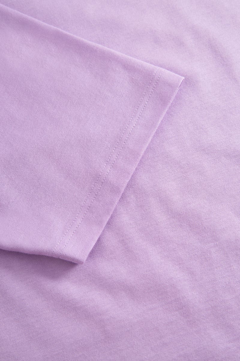 Detailbild 1 von Pyjama mit Blumendruck Violett 100% Baumwolle