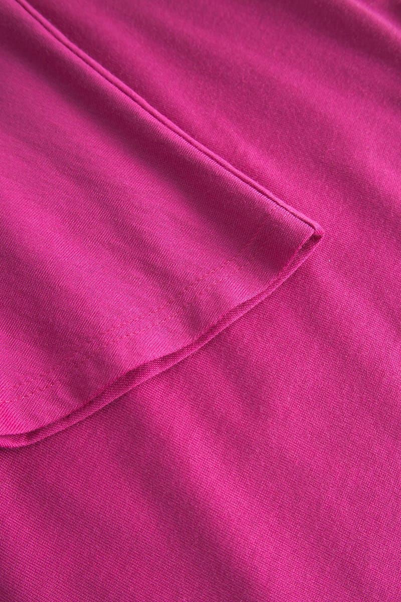 Detailbild 2 von Pyjama mit Schößchen-Detail Pink Baumwolle/Modal