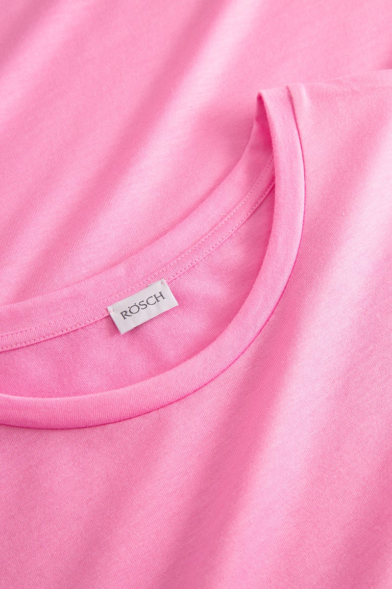 Detailbild 1 von Nachthemd im sportiven Look Rosa Baumwolle/Modal