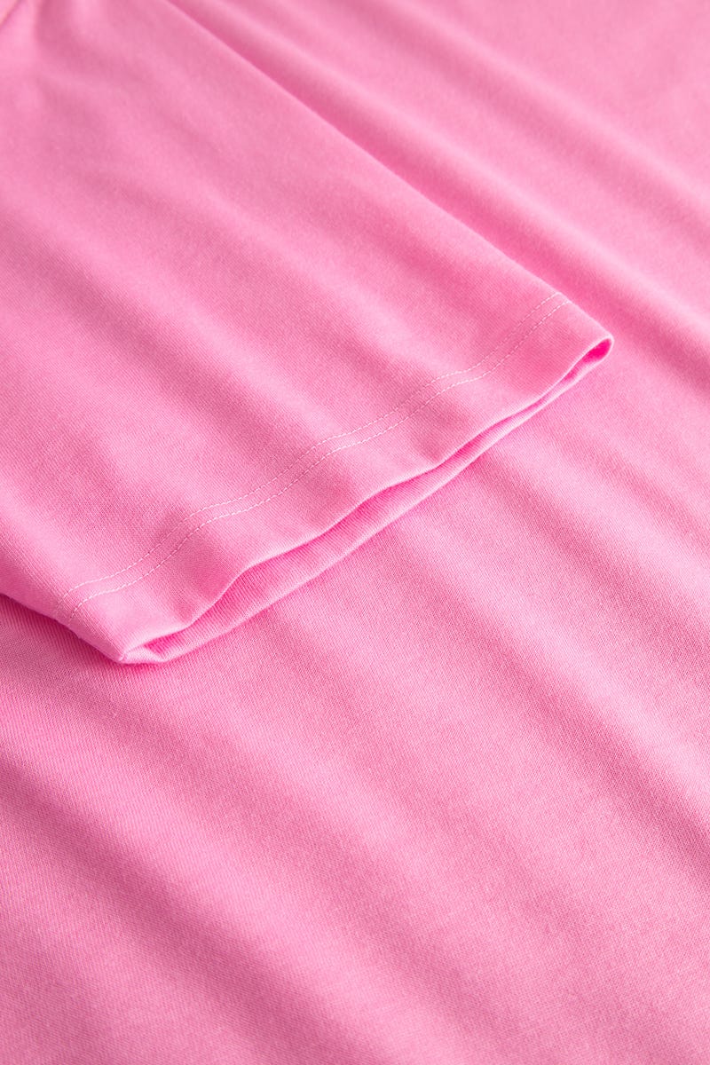 Detailbild 3 von Nachthemd im sportiven Look Rosa Baumwolle/Modal