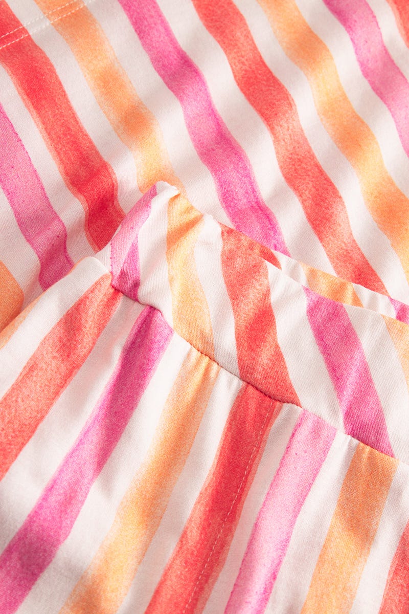 Detailbild 2 von Bermuda im farbenfrohen Streifendruck Baumwolle/Modal