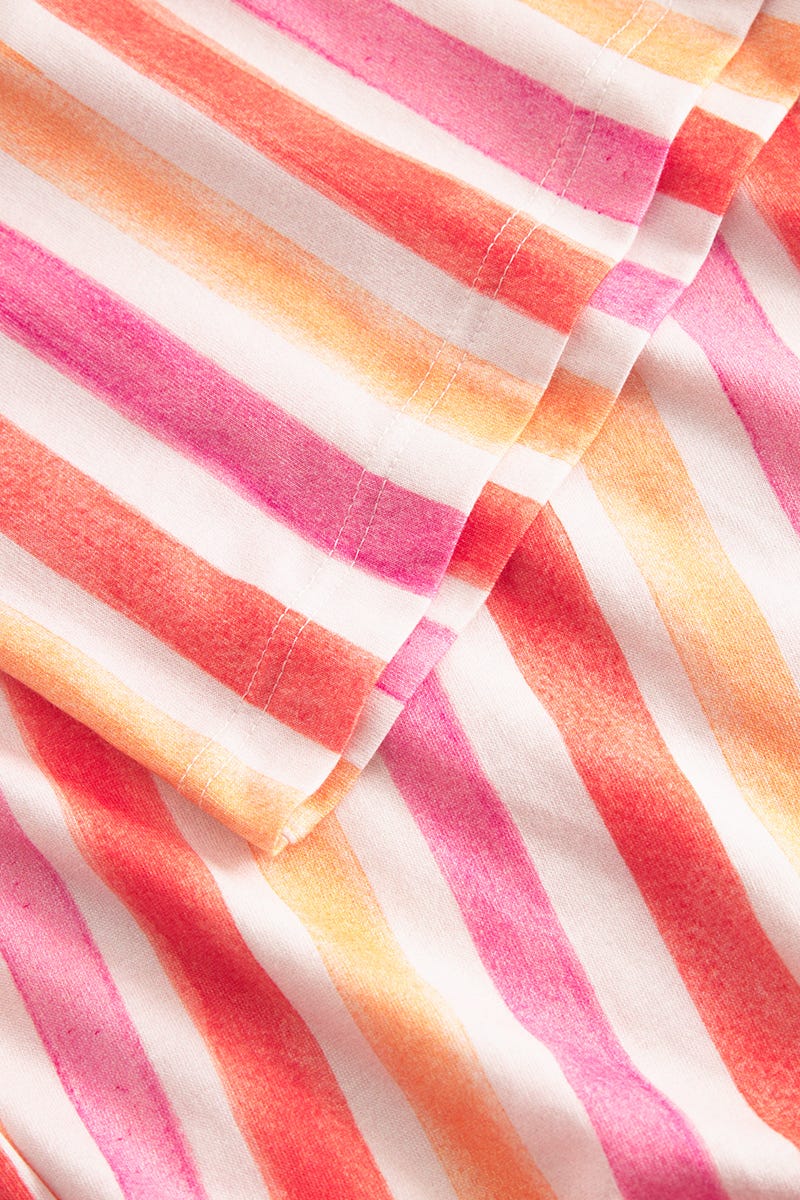 Detailbild 3 von Bermuda im farbenfrohen Streifendruck Baumwolle/Modal