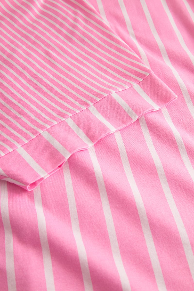 Detailbild 2 von Pyjama im Streifen-Mix 100% Baumwolle