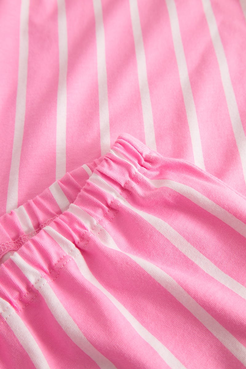 Detailbild 3 von Pyjama im Streifen-Mix 100% Baumwolle