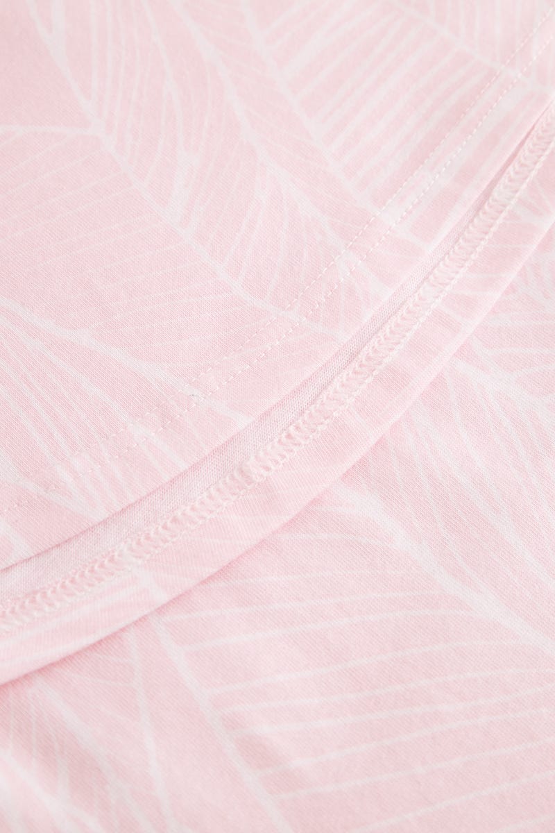 Detailbild 2 von Pyjama im gezeichneten Blätter-Druck 100% Baumwolle