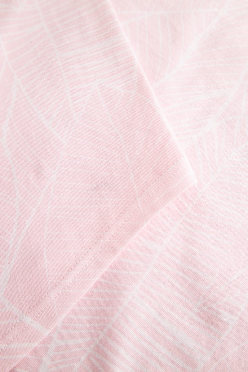 Detailbild 2 von Nachthemd im gezeichneten Blätter-Druck 100% Baumwolle