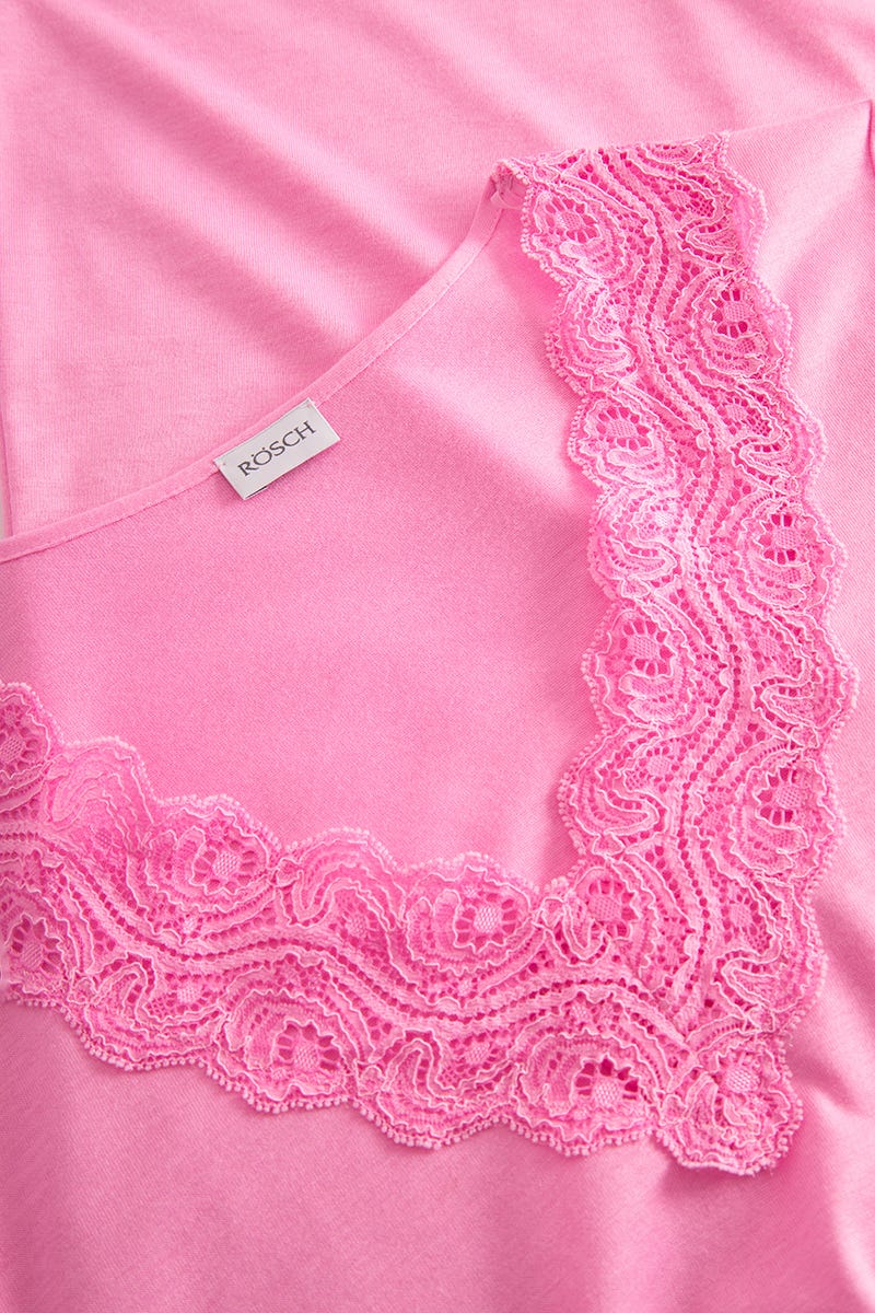 Detailbild 1 von Nachthemd mit Spitzen-Details Baumwolle/Modal