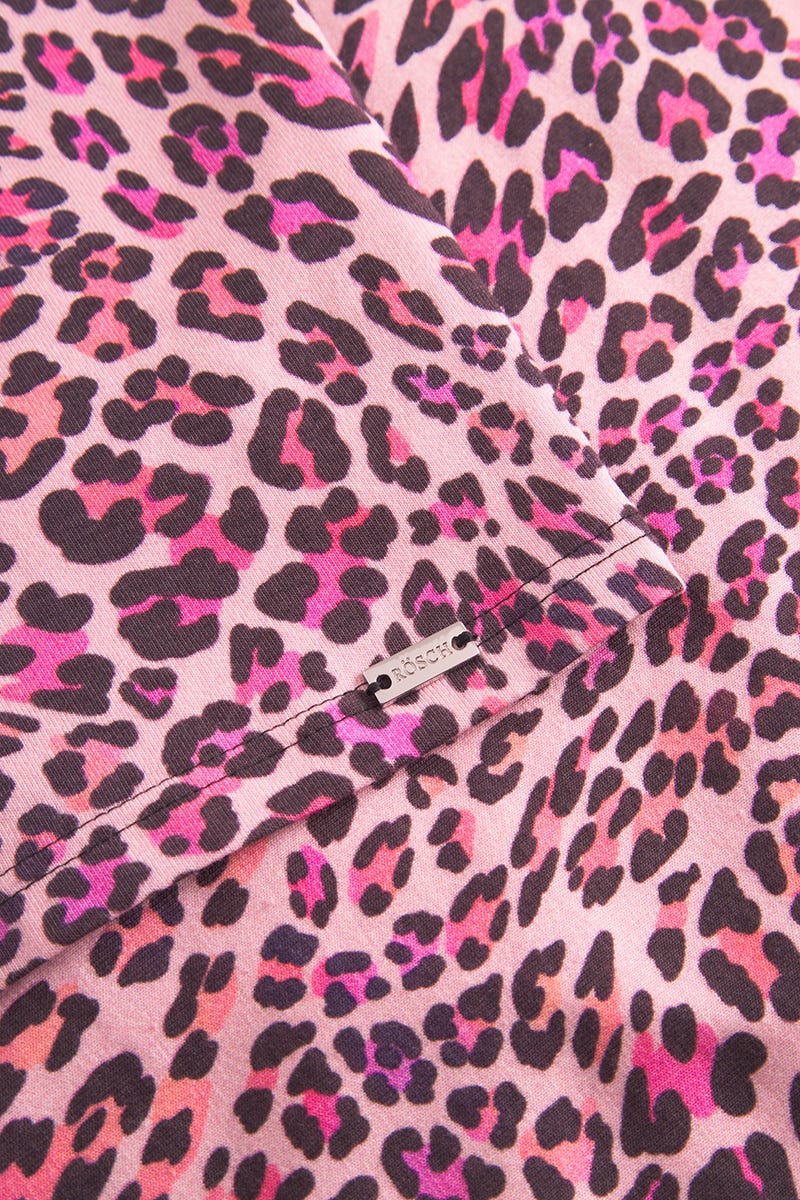 Detailbild 2 von Nachthemd Ärmellos im rosa Leo-Druck Baumwolle/Elasthan
