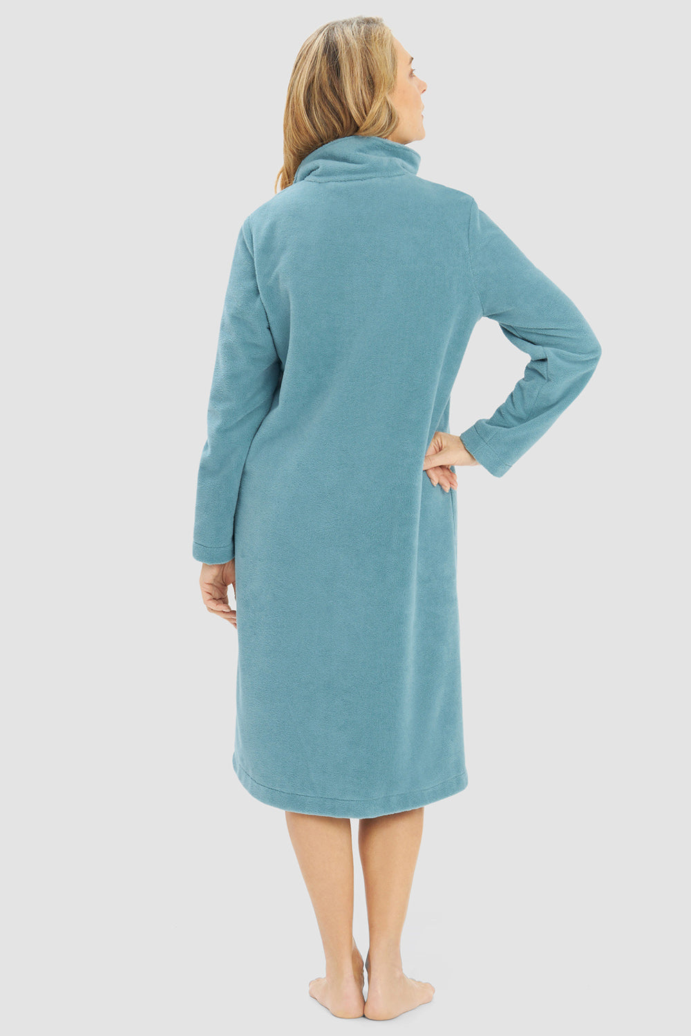 Rückansicht von Rösch Mantel Knielang