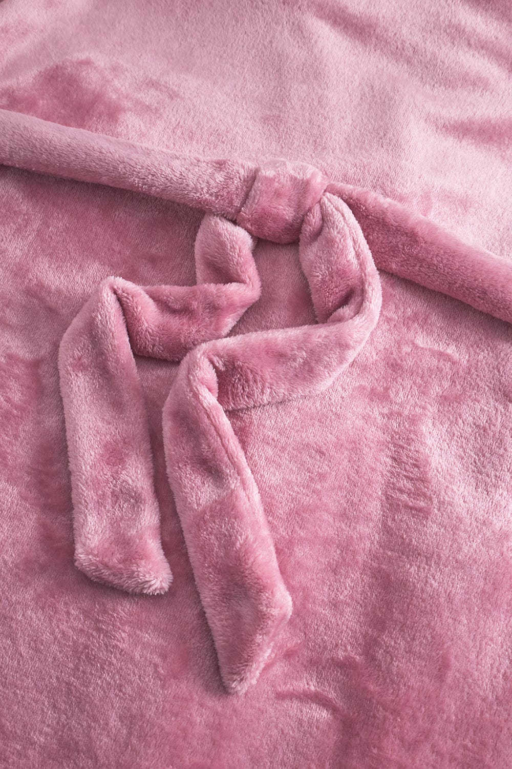 Detailbild 1 von Morgenmantel aus Flausch in Rosa 100% Polyester