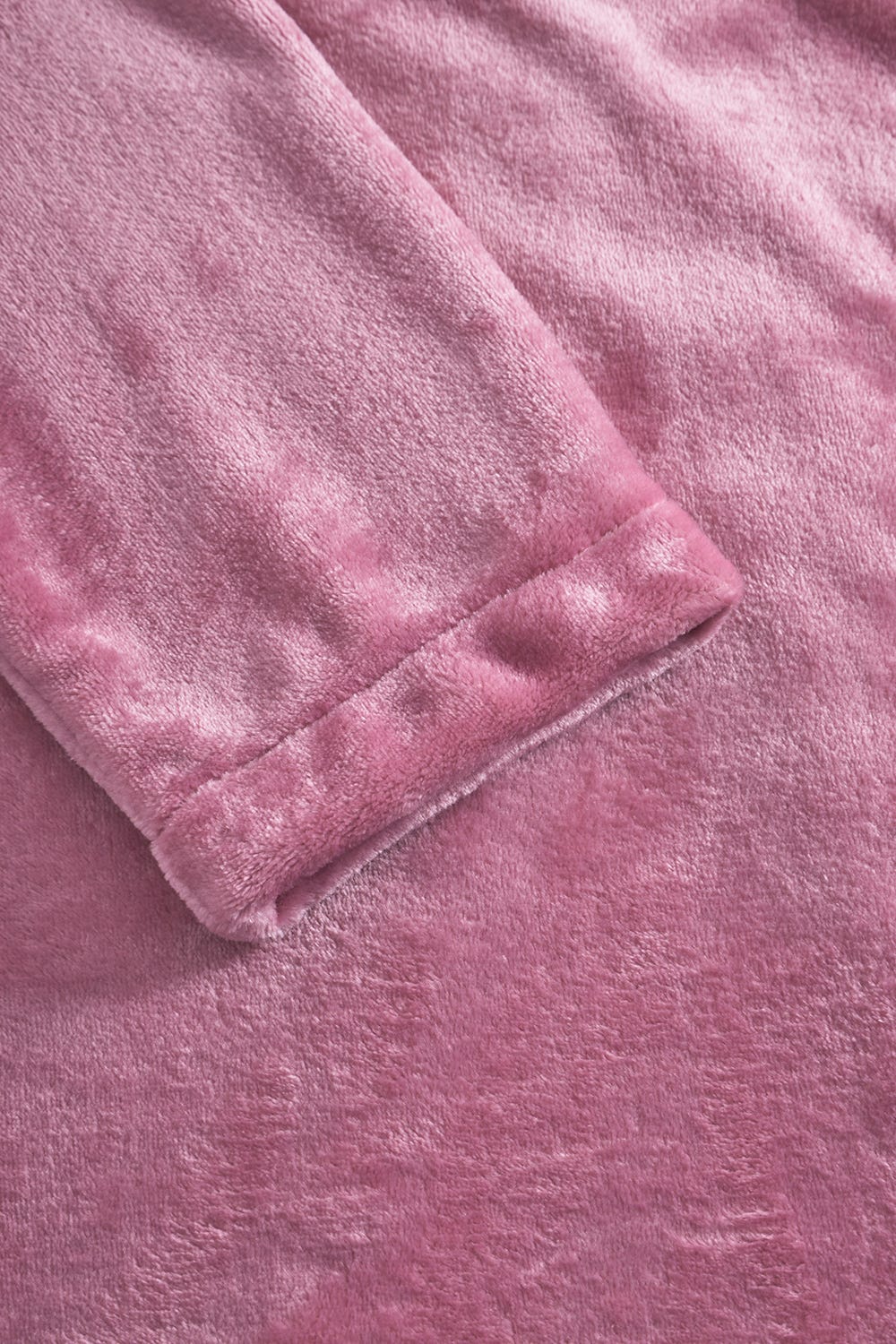 Detailbild 3 von Morgenmantel aus Flausch in Rosa 100% Polyester