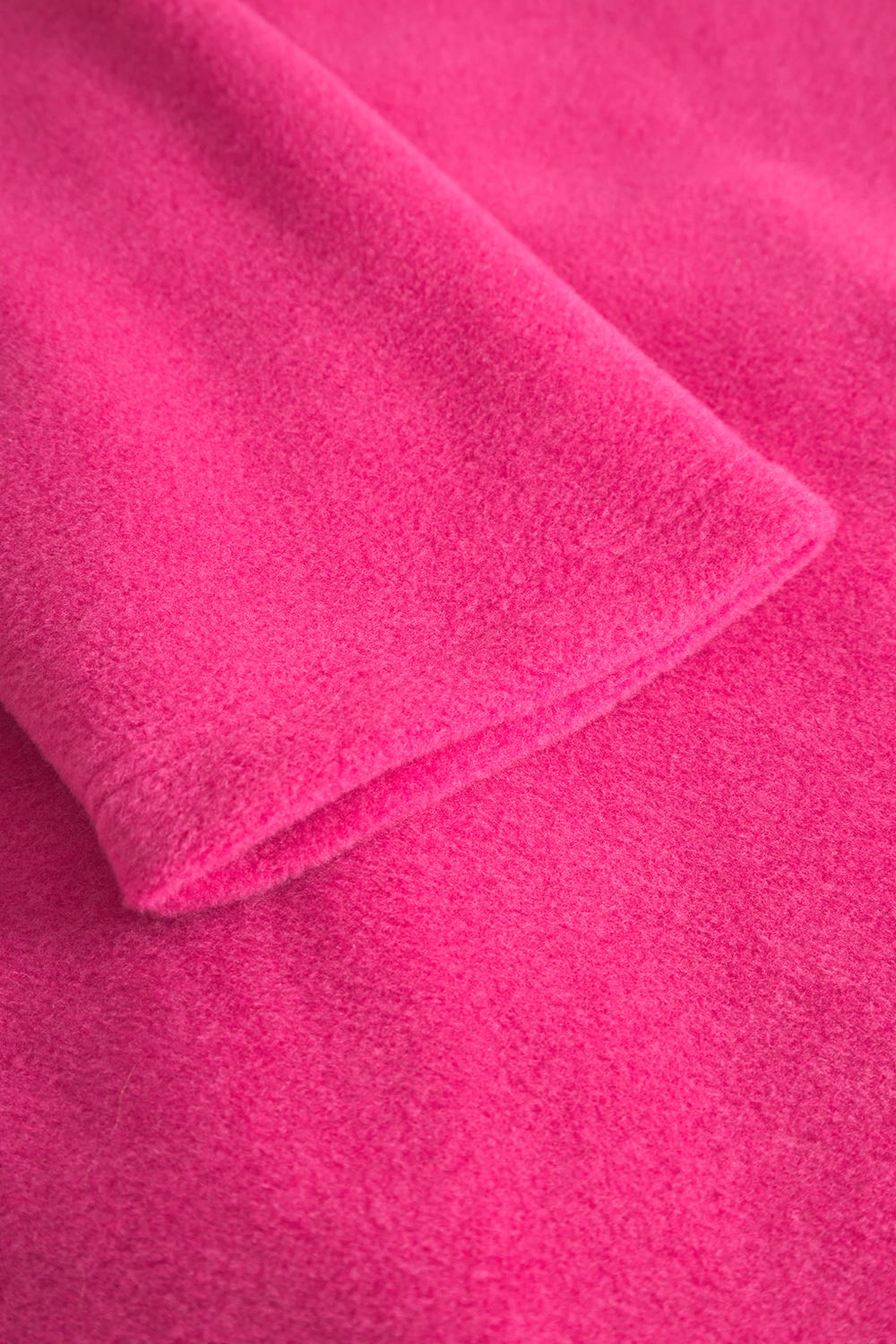 Detailbild 2 von Morgenmantel aus Fleece in Pink mit Knopfleiste Polyester/Viskose