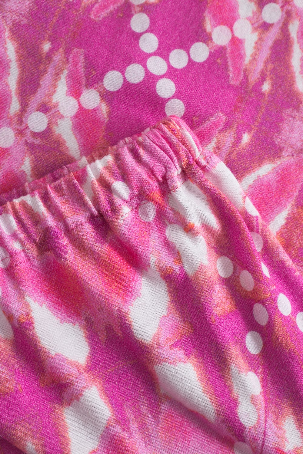 Detailbild 3 von Pyjama mit Grafikdruck in Pink Baumwolle/Modal