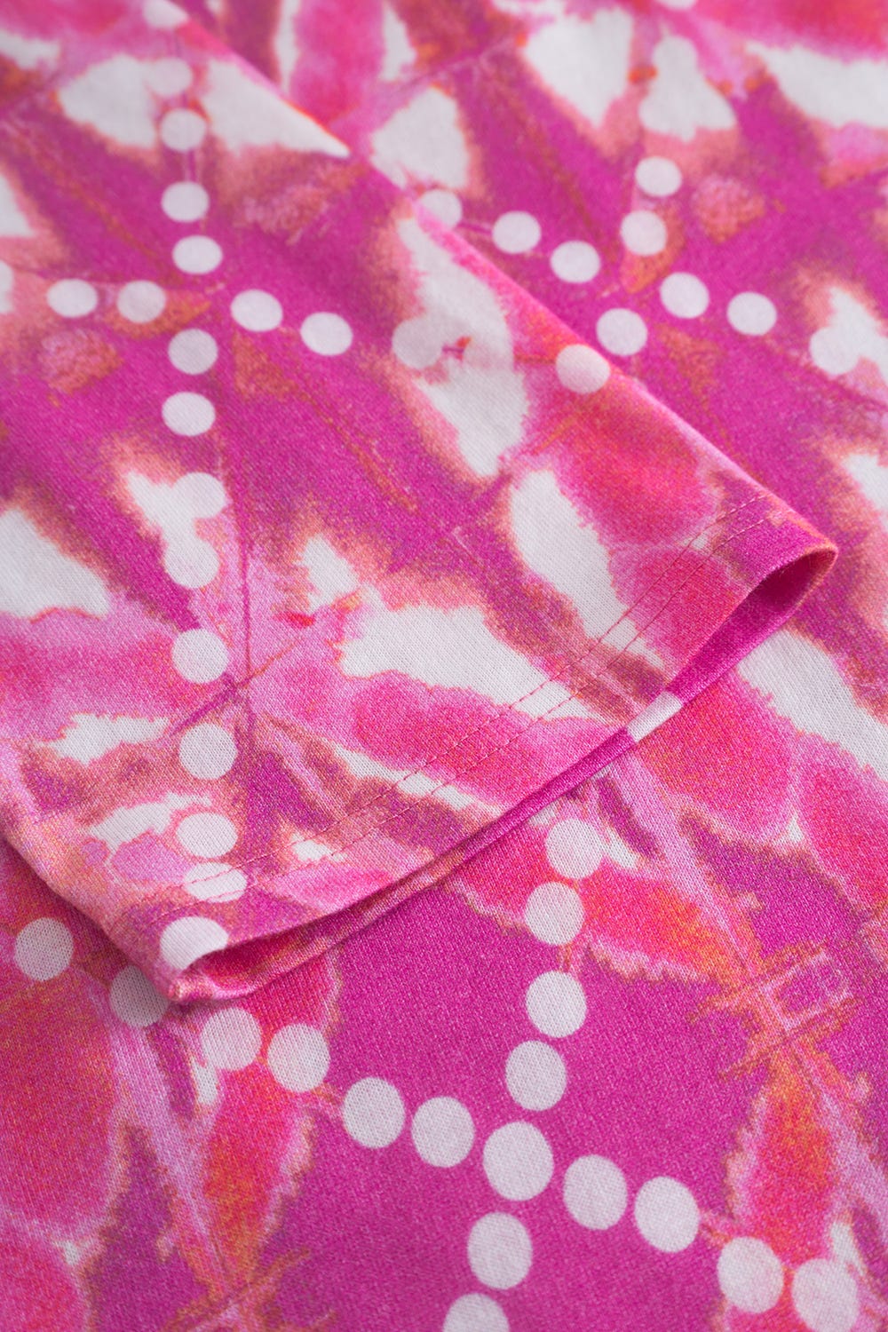 Detailbild 2 von Nachthemd Langarm im Grafikdruck in Pink Baumwolle/Modal