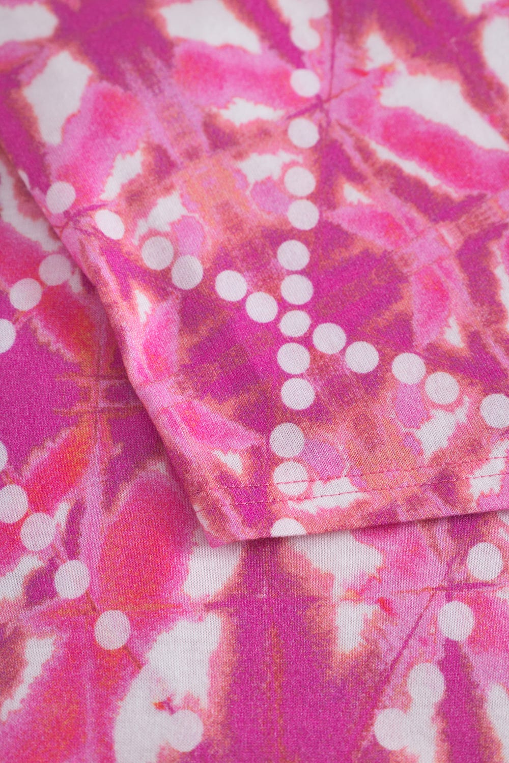 Detailbild 3 von Nachthemd Langarm im Grafikdruck in Pink Baumwolle/Modal