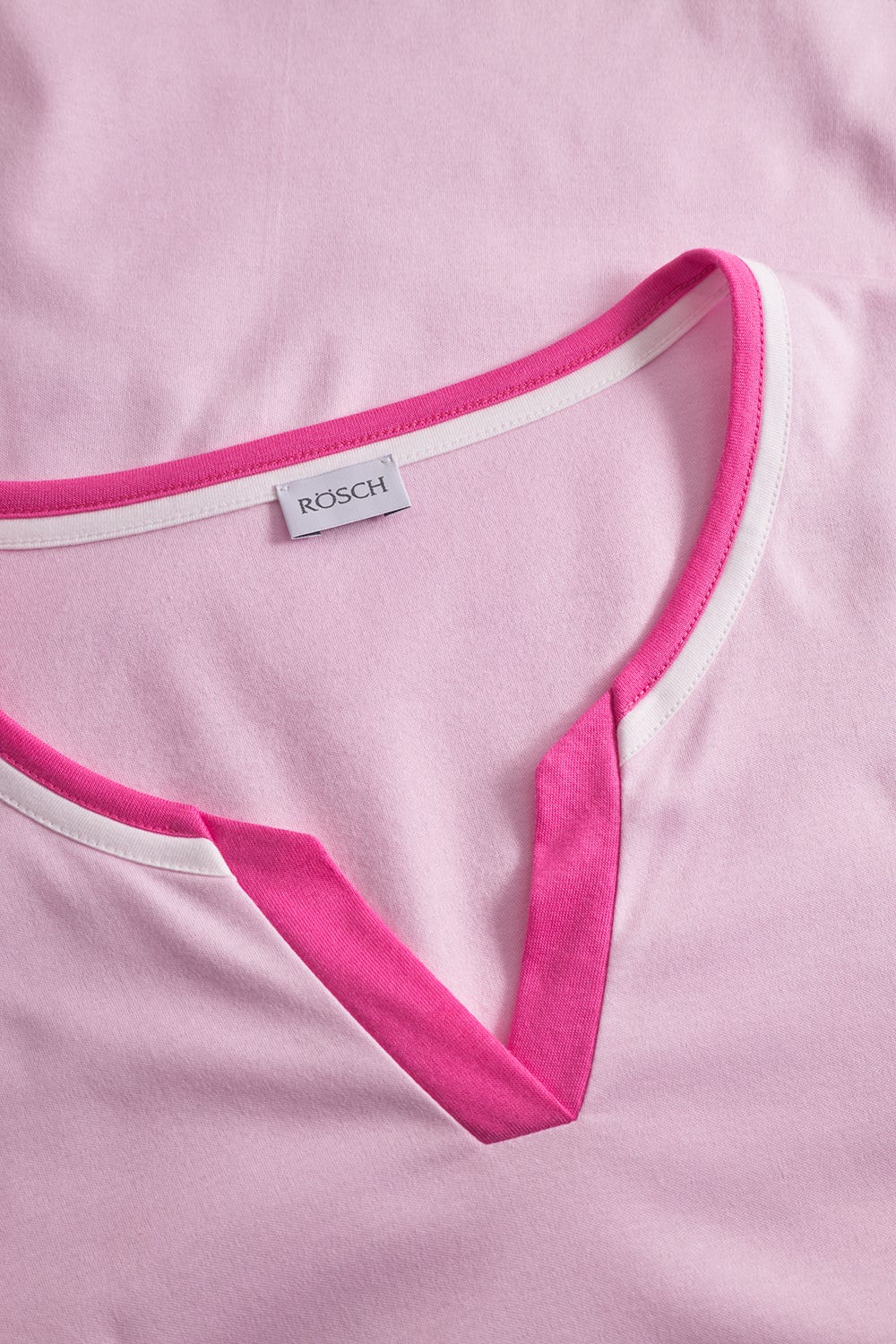 Detailbild 1 von Pyjama mit lässigen Seitenstreifen weich angeraut 100% Baumwolle