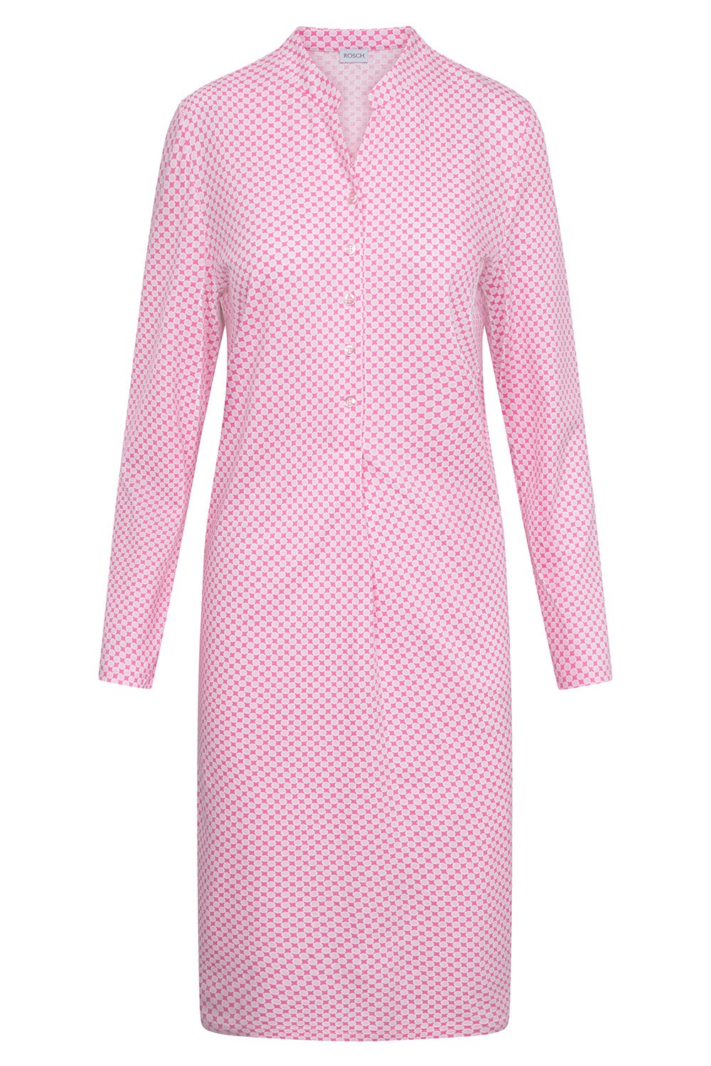 Hollowbild von Nachthemd im minimalistischen Grafikdruck 100% Baumwolle