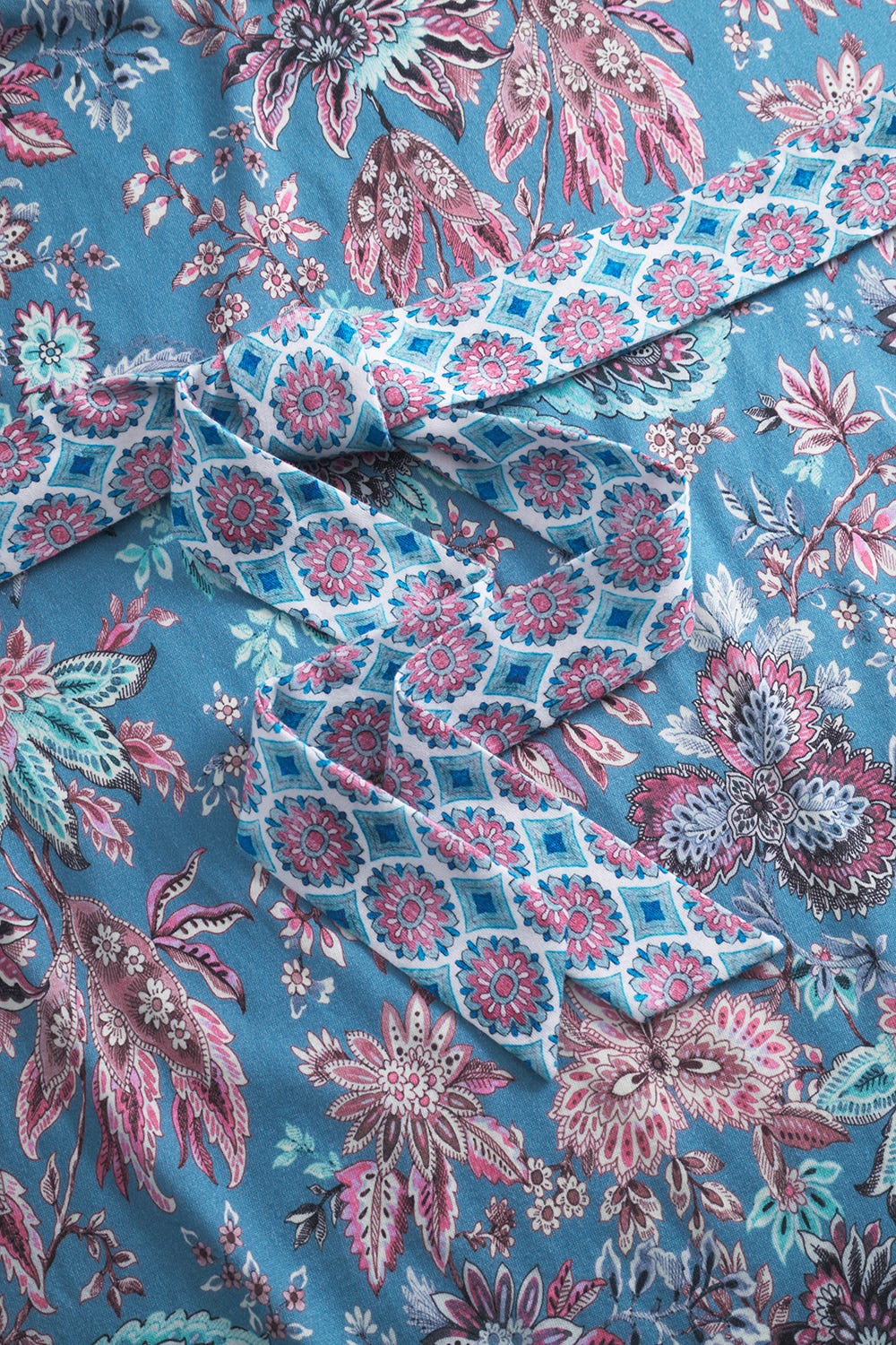 Detailbild 2 von Morgenmantel im Ornamental-Druck Baumwolle/Modal