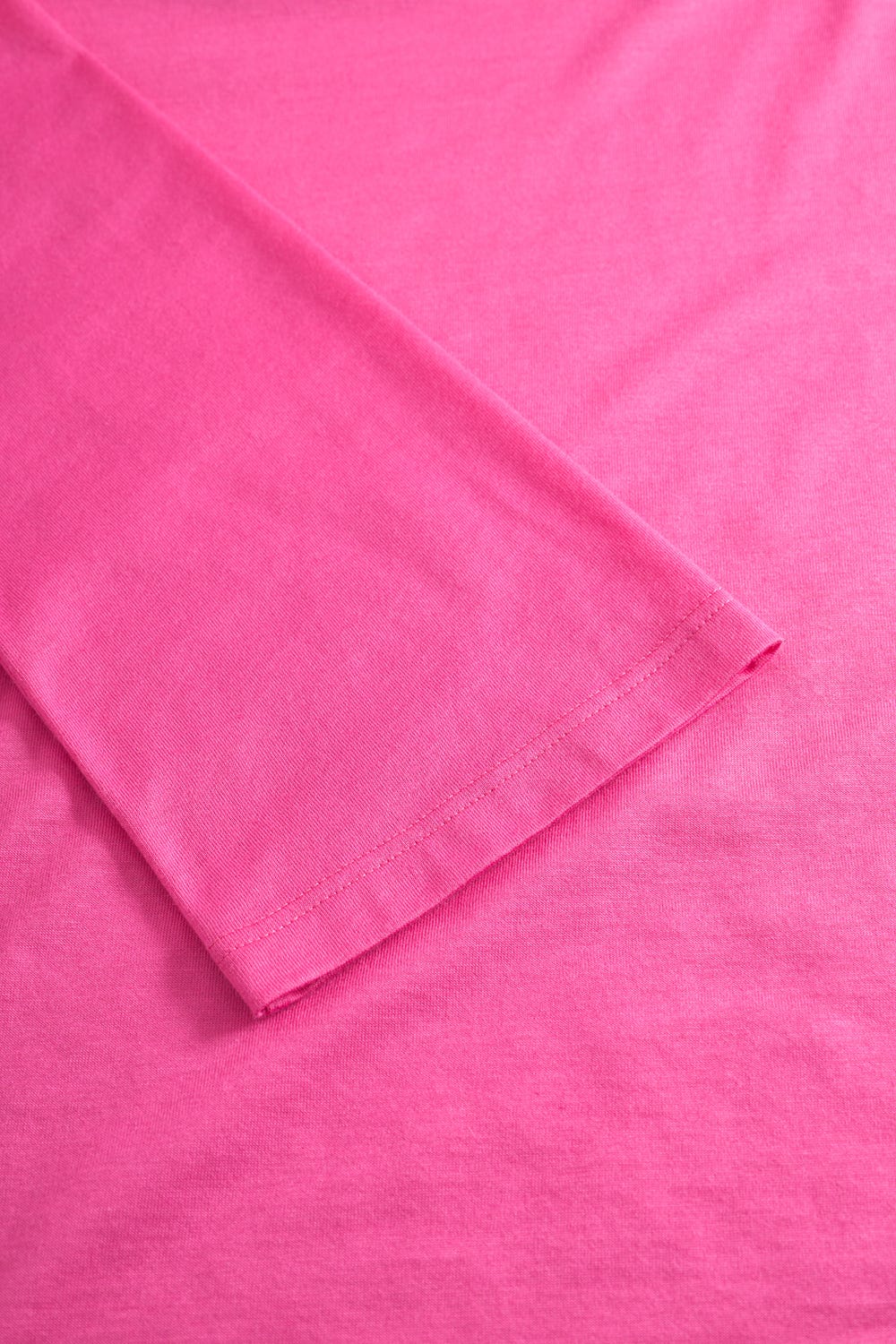 Detailbild 3 von Pyjamashirt in Uni Pink Baumwolle/Modal
