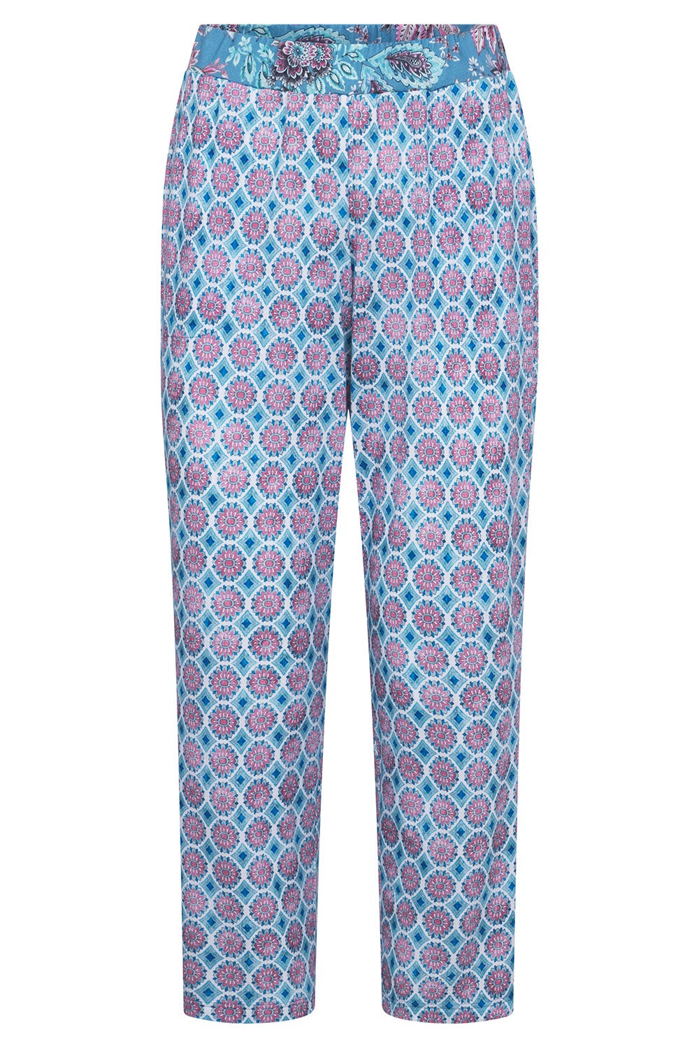 Hollowbild von 7/8-Hose im Grafikdruck Ornamental Baumwolle/Modal