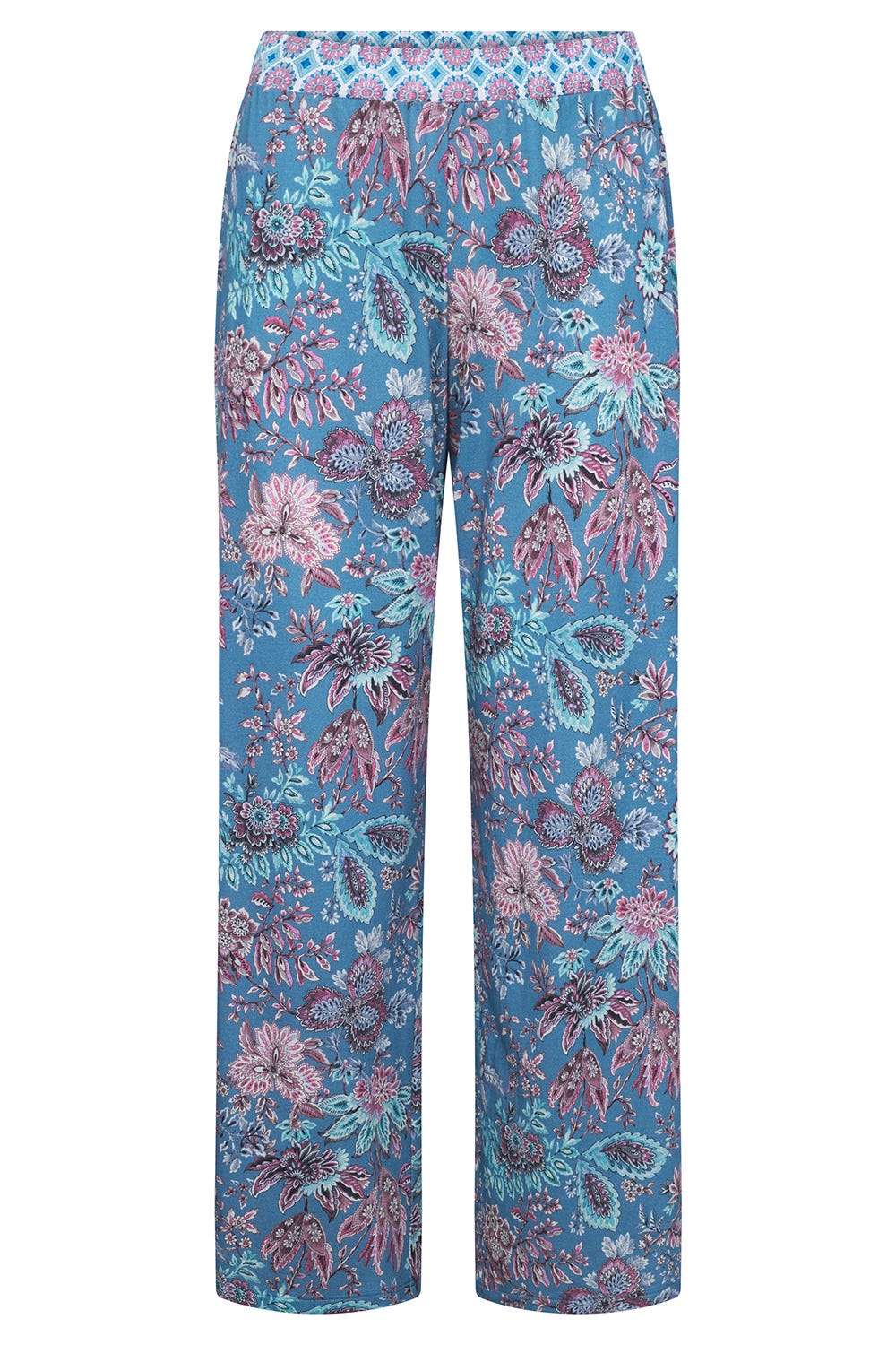 Hollowbild von Pyjamahose im Ornamental-Druck Baumwolle/Modal