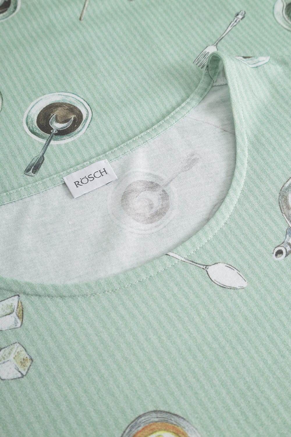 Detailbild 1 von Pyjama mit Alloverdruck Tee-Stunde Baumwolle/Modal