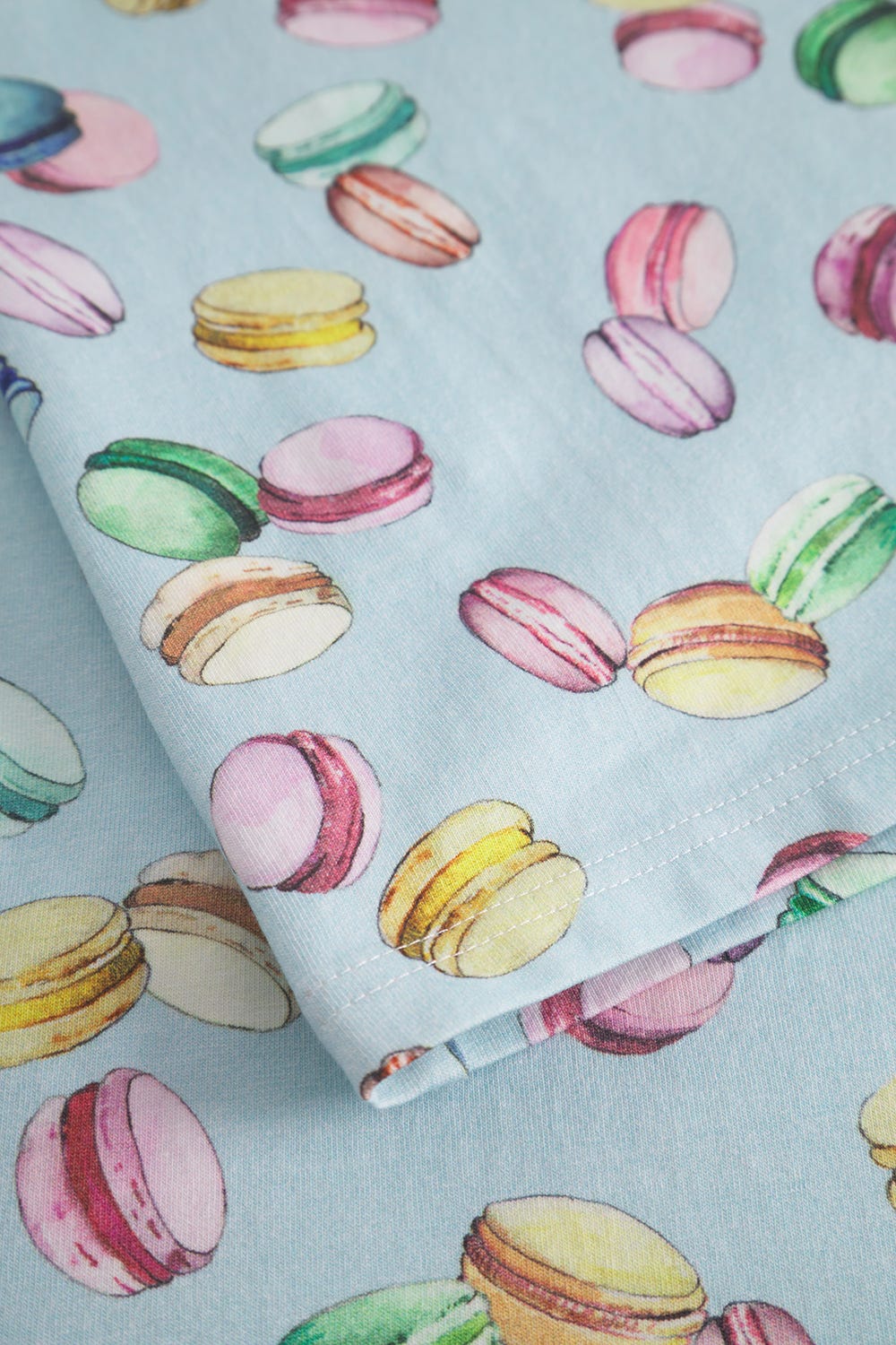 Detailbild 3 von Nachthemd im Macaron-Alloverdruck Baumwolle/Elasthan