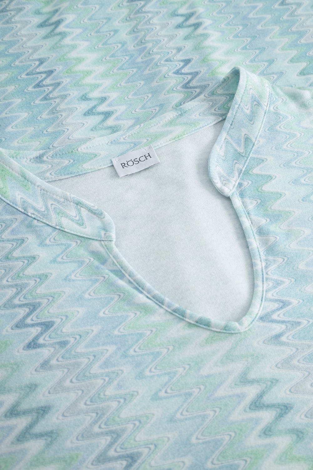 Detailbild 1 von Pyjama im Zackenmuster Baumwolle/Modal