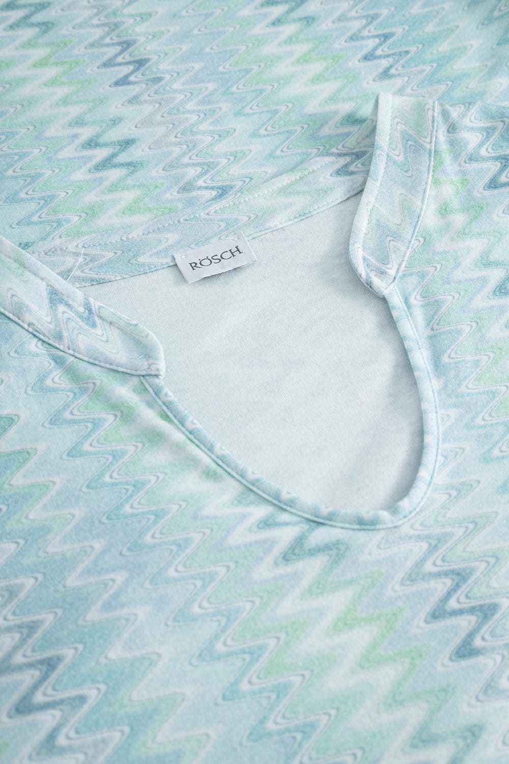 Detailbild 1 von Nachthemd im Zackenmuster Baumwolle/Modal