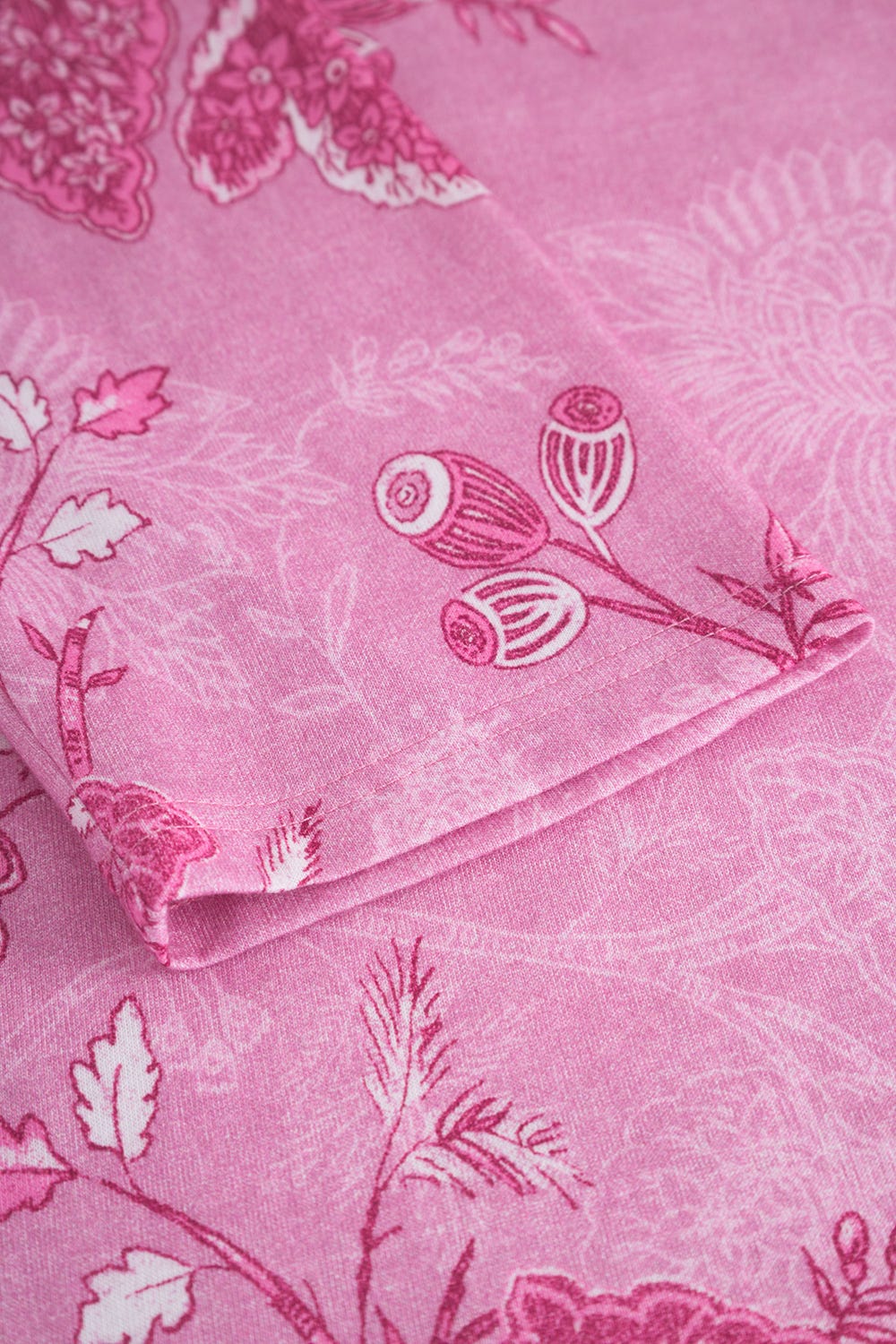 Detailbild 2 von Pyjama im romantischen Ornament-Druck Große Größen bis 54