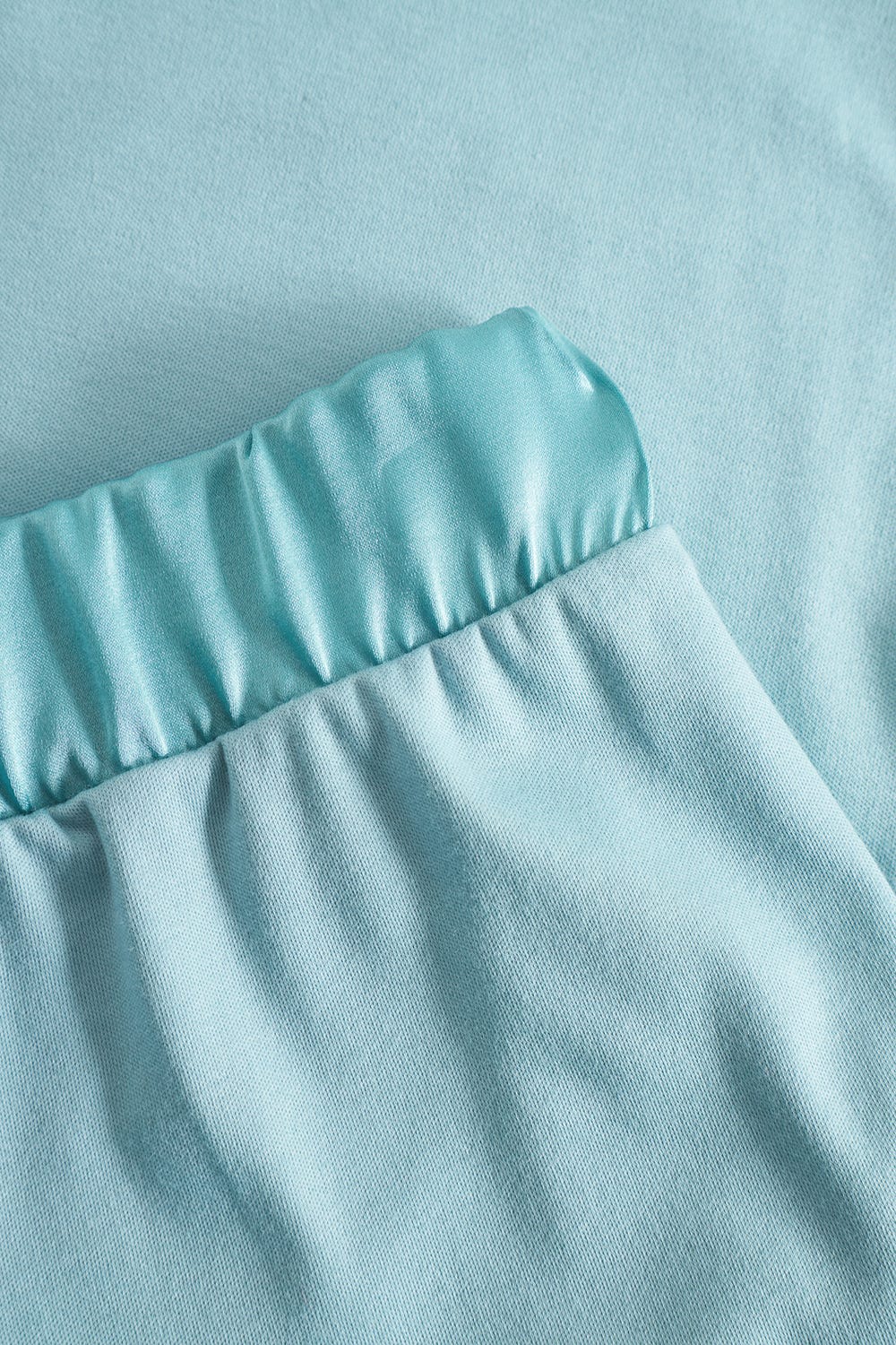 Detailbild 3 von Pyjama mit Satindetails an Brusttasche 100% Baumwolle