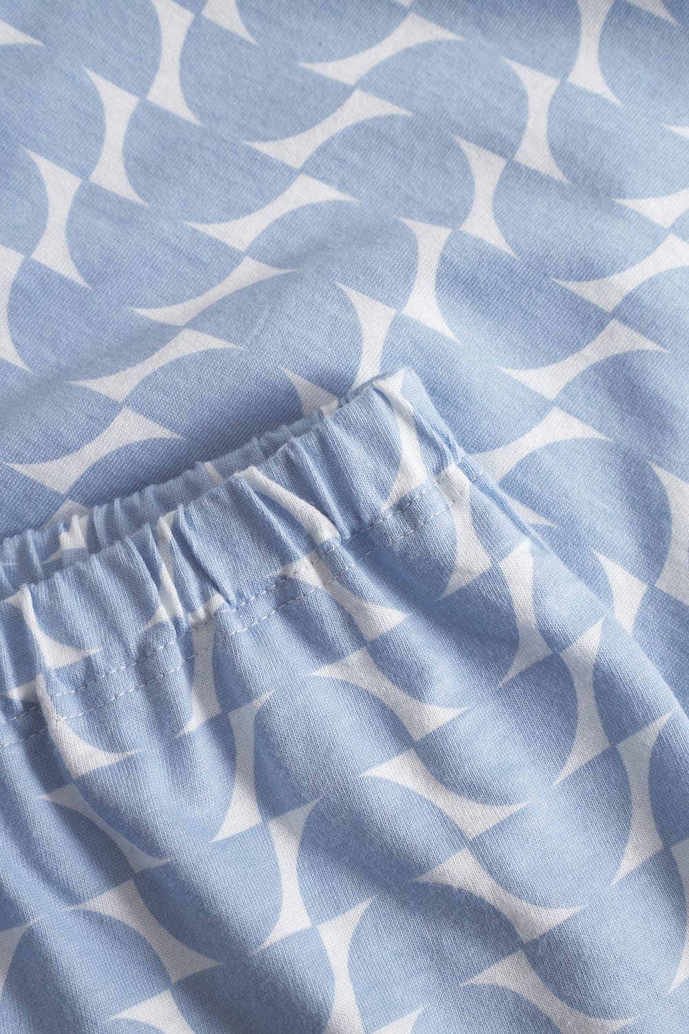 Detailbild 3 von Pyjama im Retro-Muster Halbkreise 100% Baumwolle