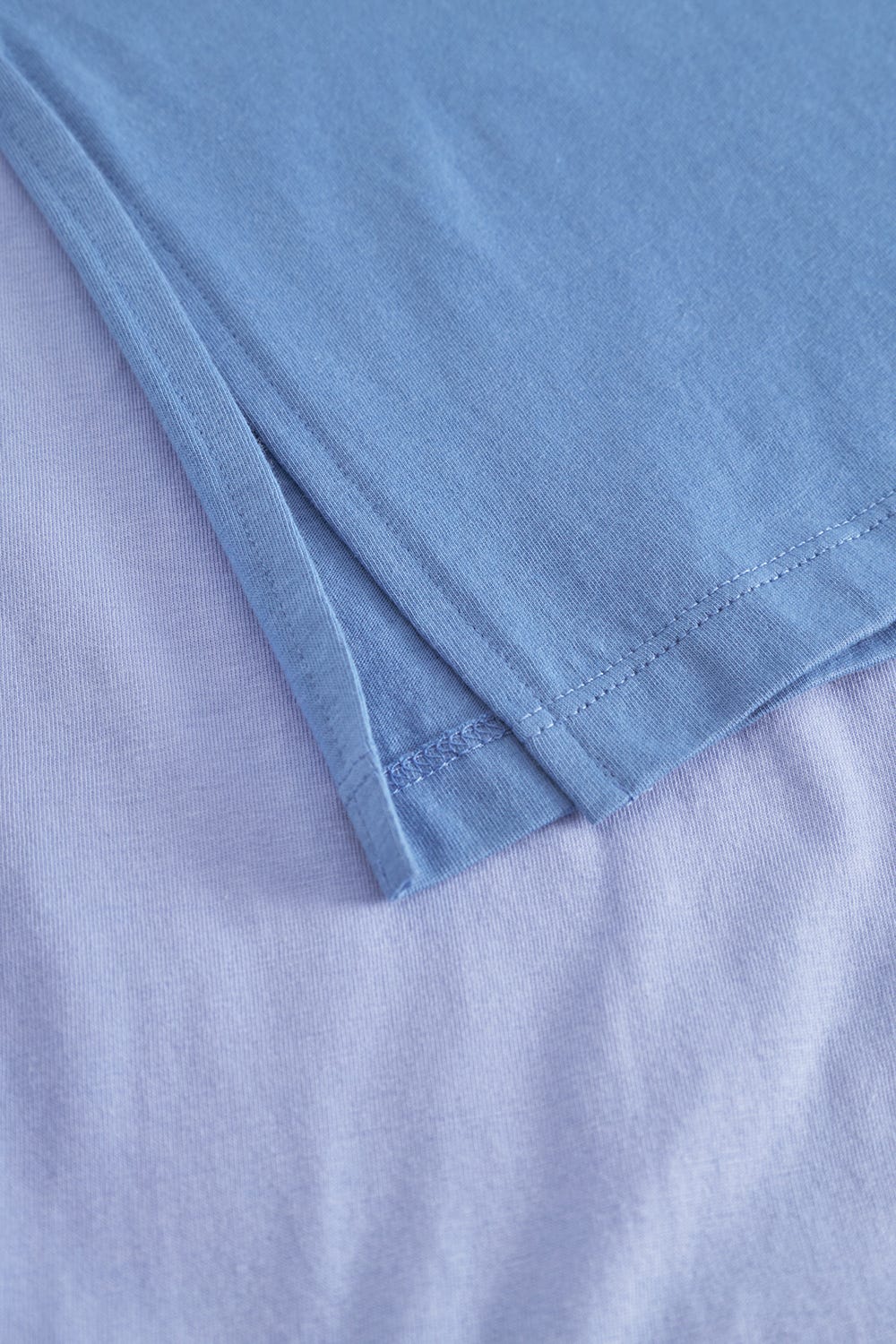 Detailbild 1 von Nachthemd im Colourblocking-Style Blau 100% Baumwolle