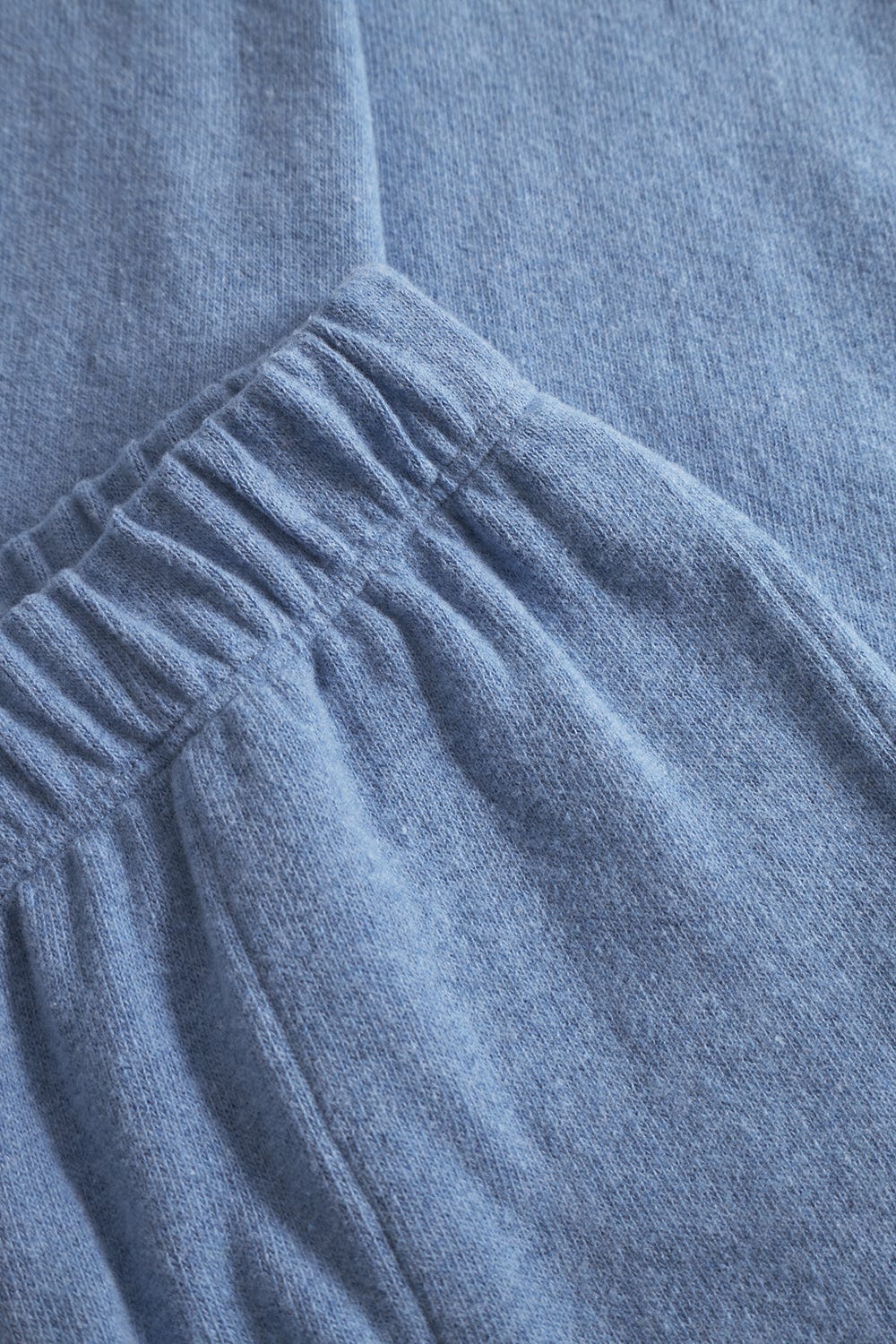 Detailbild 3 von Hausanzug mit Ringeldruck Blau-Weiß Materialmix