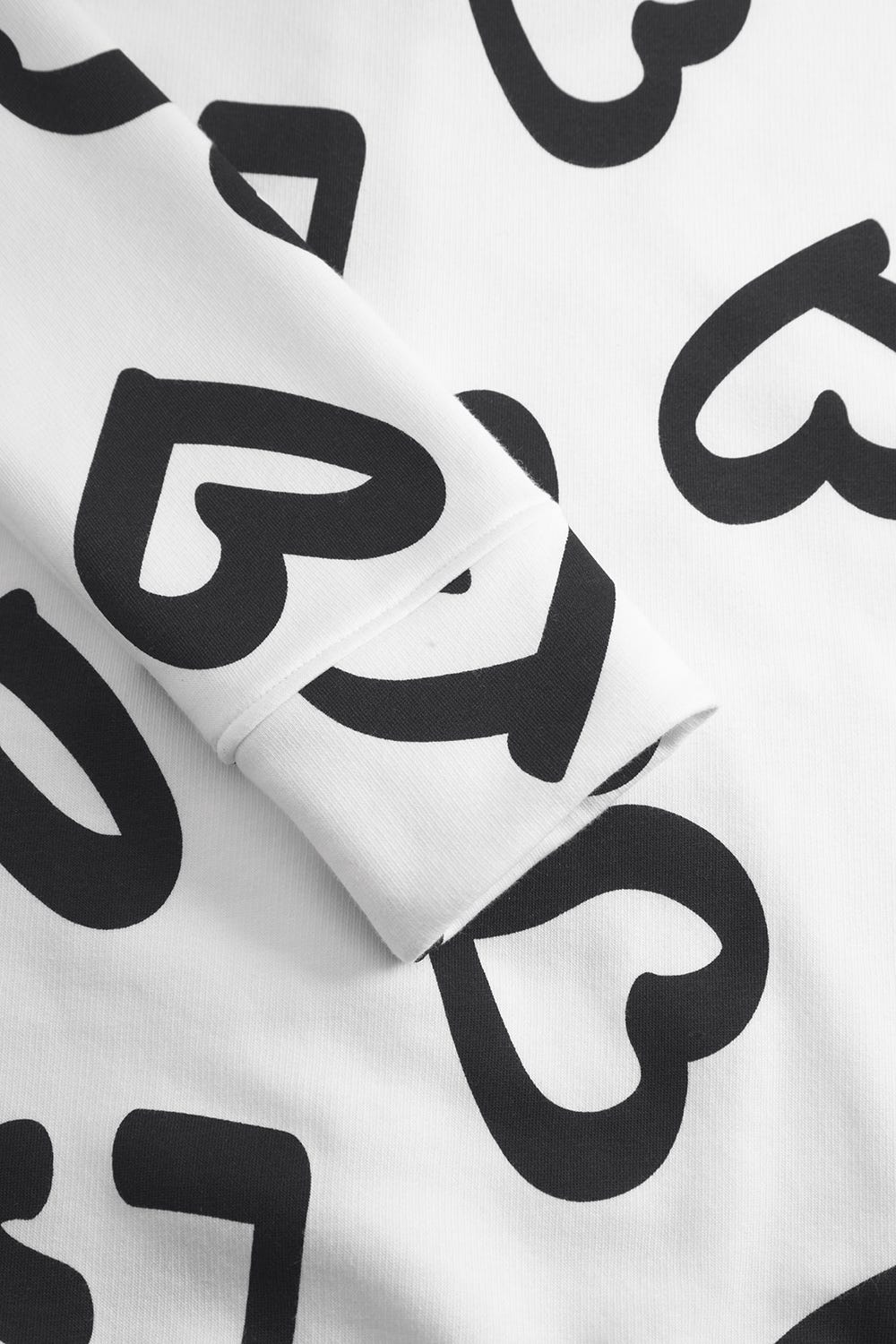 Detailbild 3 von Sweatjacke im Herz-Muster Baumwolle/Polyester