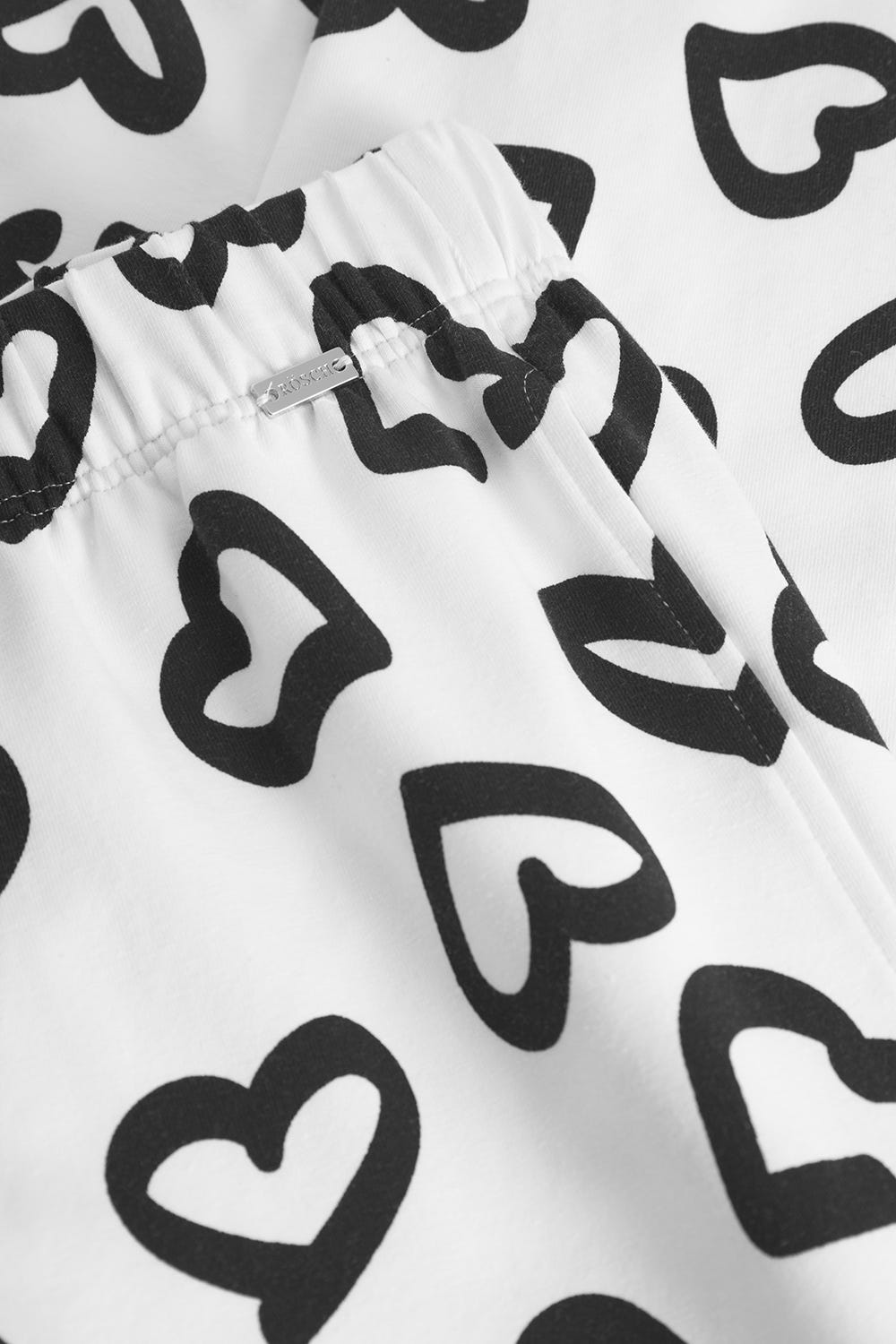 Detailbild 2 von 7/8-Hose mit Herz-Muster Baumwolle/Elasthan