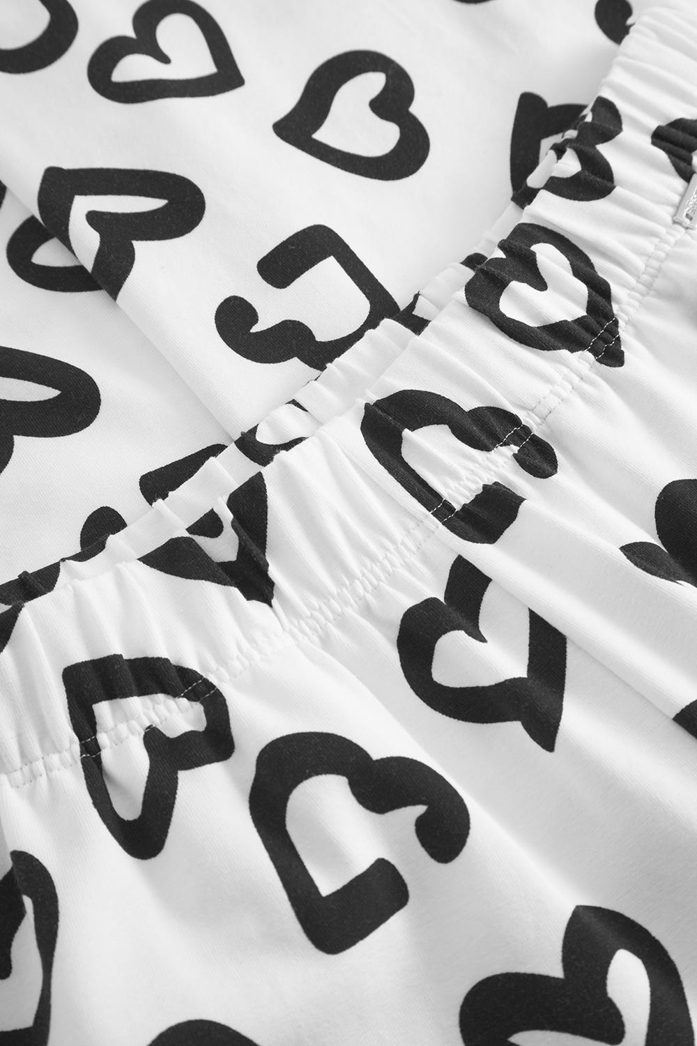 Detailbild 3 von 7/8-Hose mit Herz-Muster Baumwolle/Elasthan