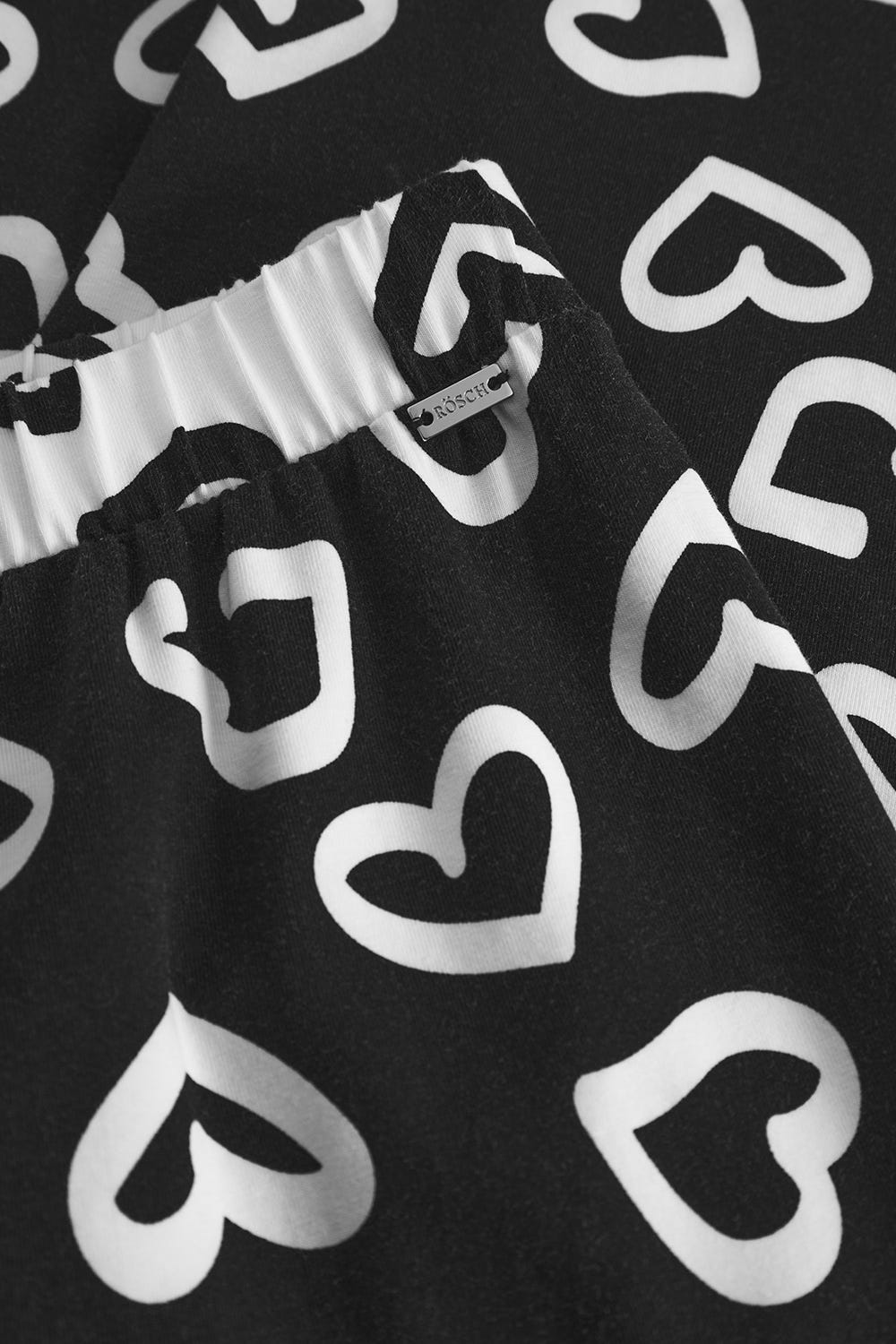 Detailbild 2 von Pyjamahose mit Herz-Muster Baumwolle/Elasthan