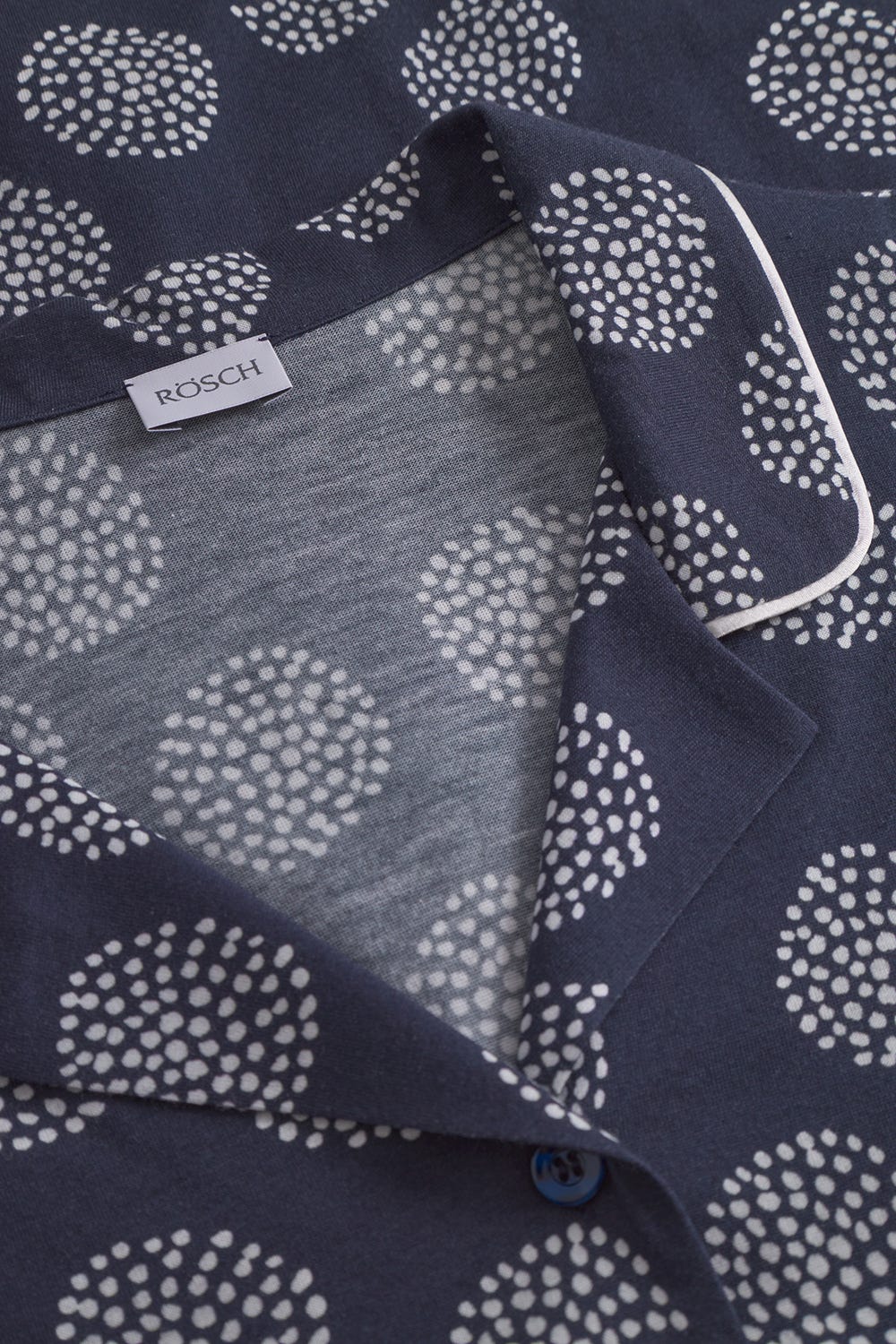 Detailbild 1 von Pyjama im grafischen Punktemuster Baumwolle/Modal