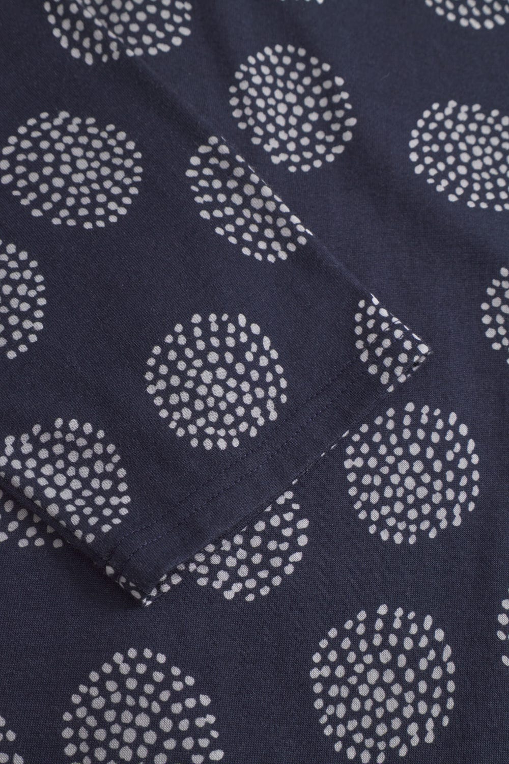 Detailbild 2 von Pyjama im grafischen Punktemuster Baumwolle/Modal