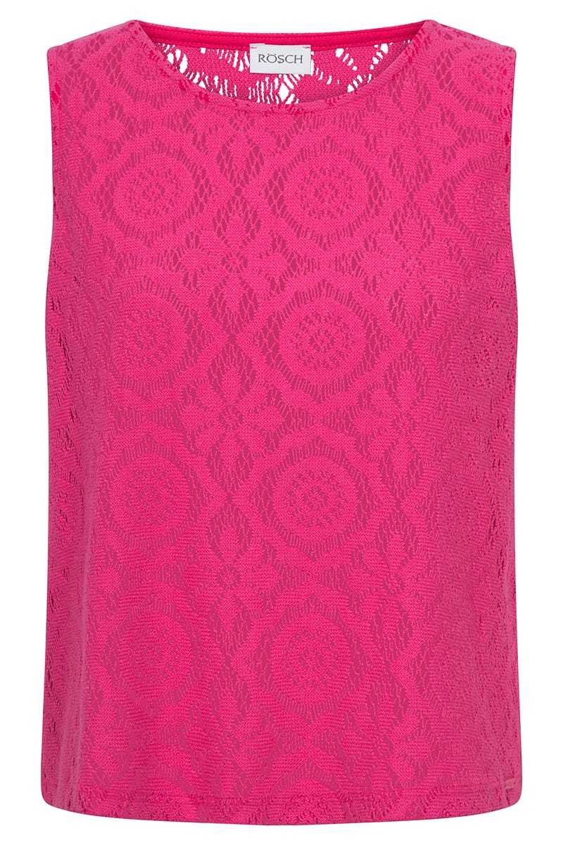 Hollowbild von Top aus dekorativer Strickware Baumwolle/Polyester