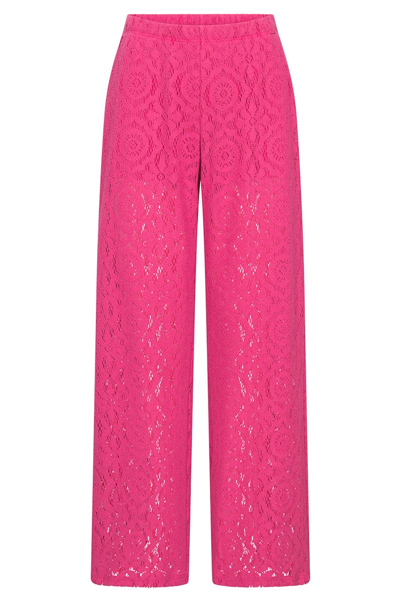 Hollowbild von Freizeithose aus dekorativer Strickware Baumwolle/Polyester