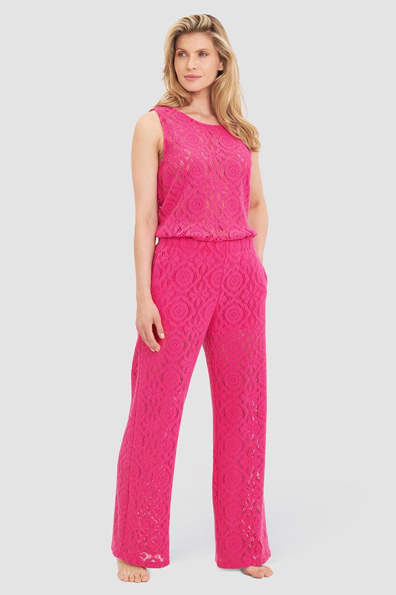 Detailbild 1 von Freizeithose aus dekorativer Strickware Baumwolle/Polyester