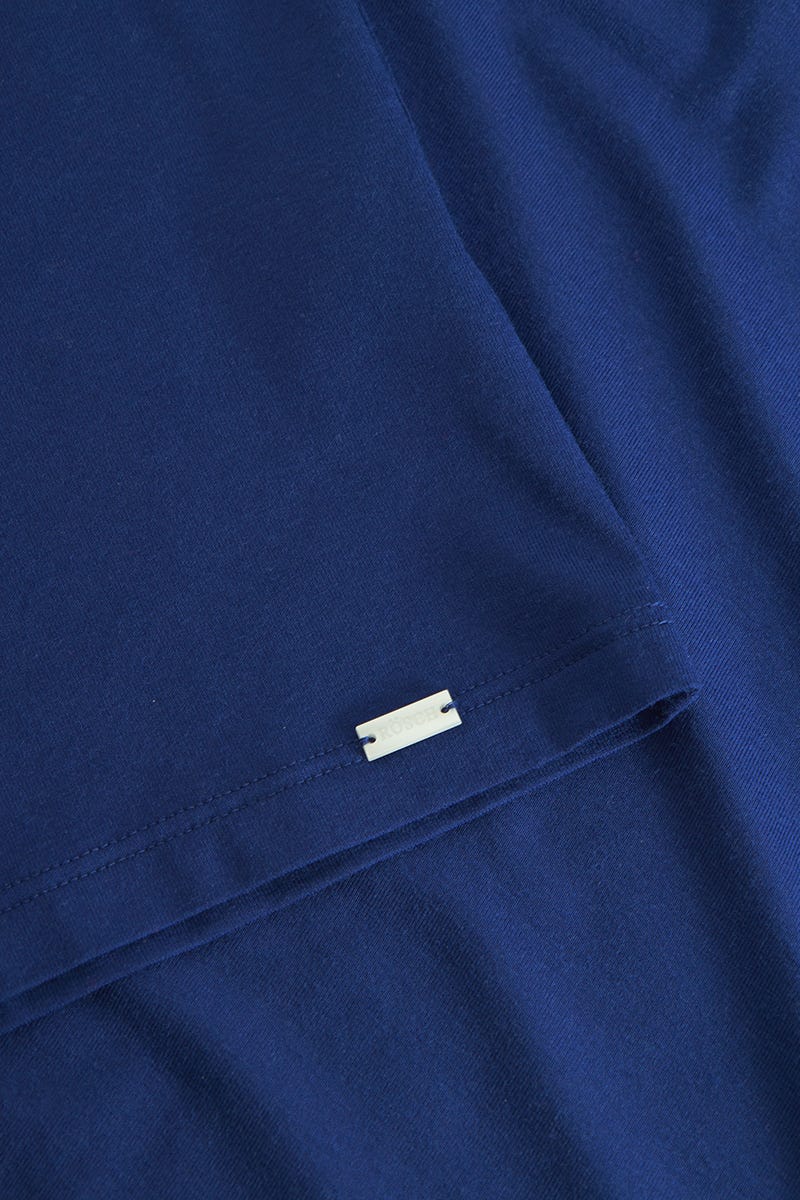 Detailbild 2 von Standkleid mit Kontrastdetails Royalblau-Weiß