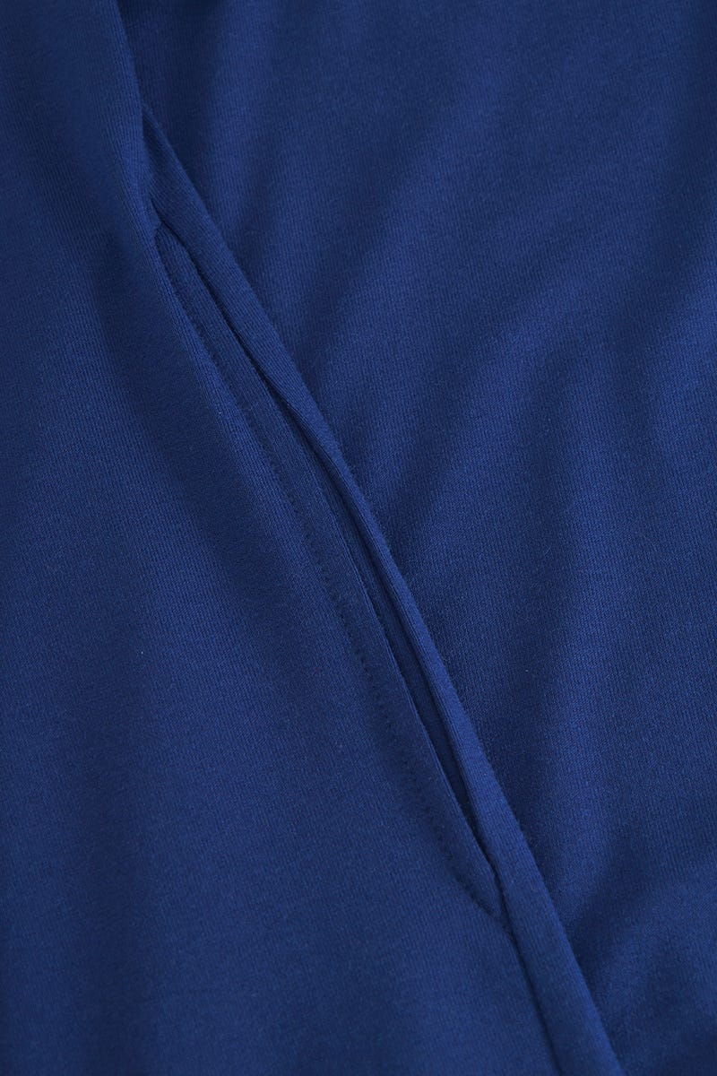 Detailbild 3 von Standkleid mit Kontrastdetails Royalblau-Weiß