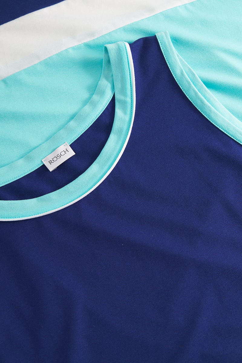 Detailbild 2 von Strandkleid im Colourblocking-Style Meeresblau