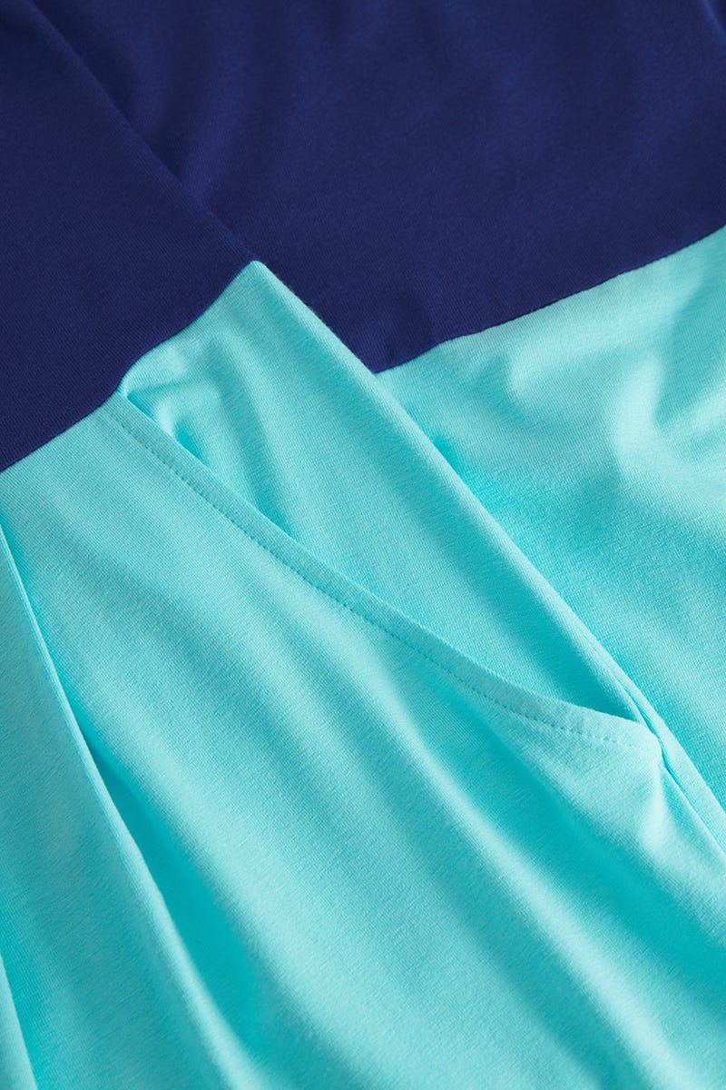 Detailbild 3 von Strandkleid im Colourblocking-Style Meeresblau