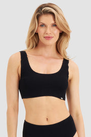 Frontalbild von Bikini Top aus Strukturware One Size